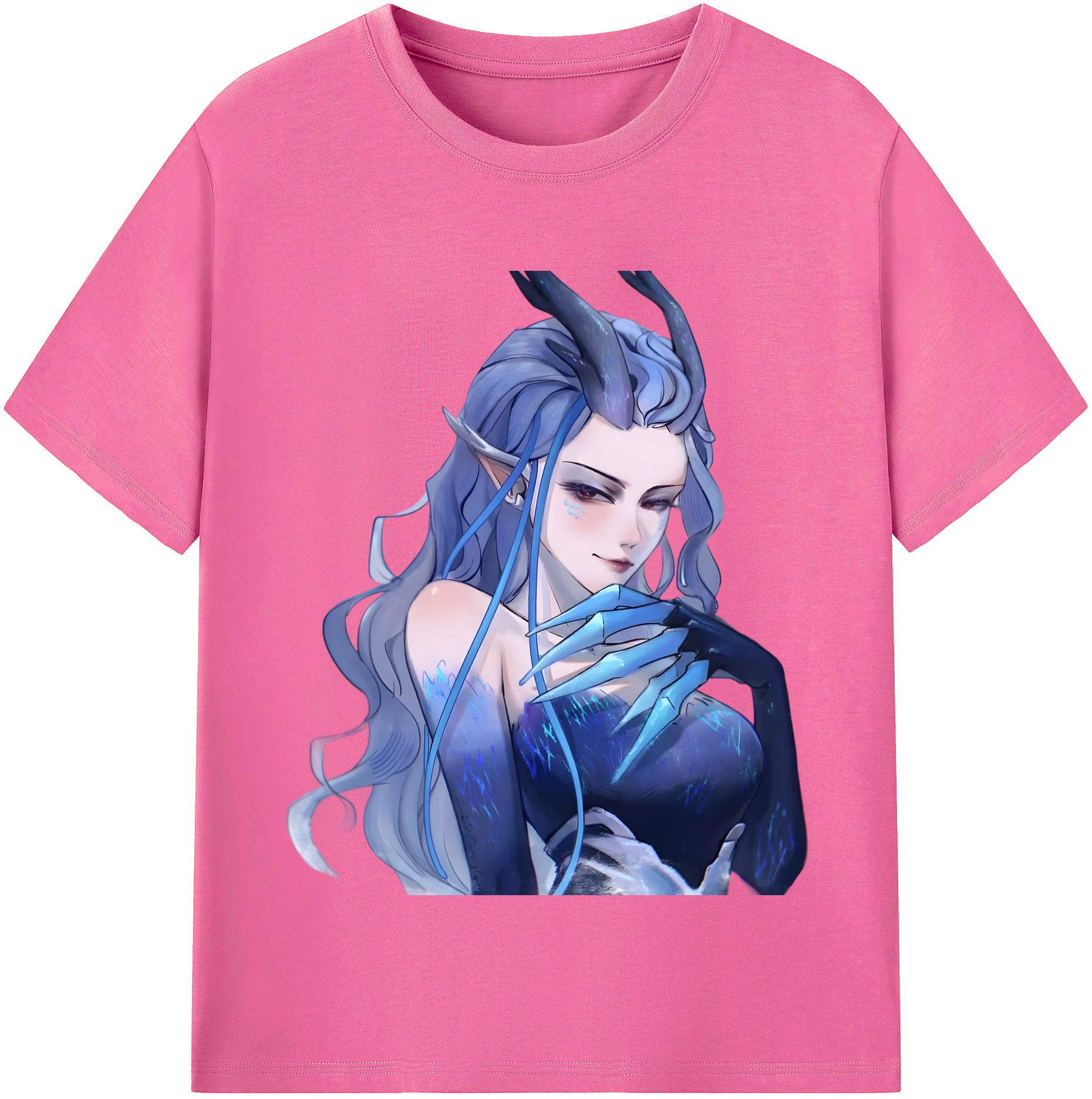（画像用） Ne Zha 2 ナタ 魔童の大暴れ レディースカジュアルプリントTシャツ（綿100％）